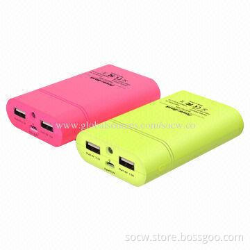 Dual USB Port Charges, 8,400mAh for iPhone, iPad, Digital Cameras and Others
